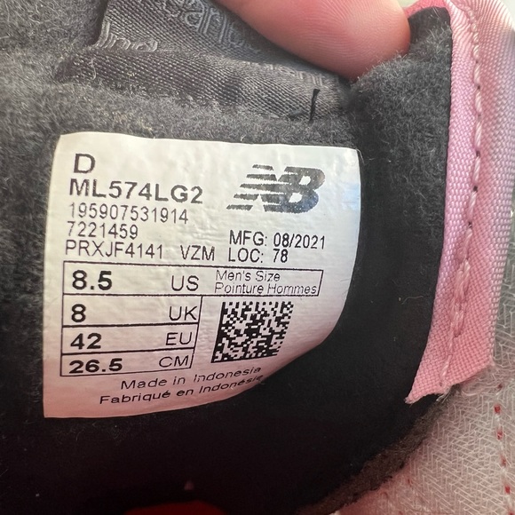 Louis Deguzman New Balance 574 Ma Divina Sz 8.5 - Picture 8 of 13